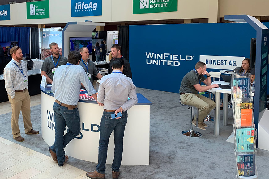 WinField United InfoAg booth