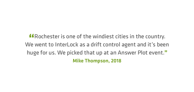 AnswerPlot Farmer Testimonials Rochester is one of the windiest cities in the country Farmer Testimonial Mike Thompson 2018